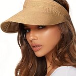 Sun Visor Manufacturer - Fashionable Wide Brim Roll-up Foldable Visor Hat