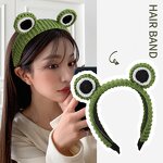 Hair Band Supplier - Children Girls Frog Green Cute Headband Party Accessories