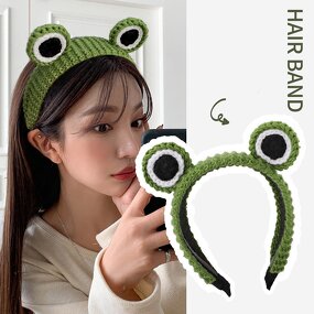 Hair Band Supplier - Children Girls Frog Green Cute Headband Party Accessories