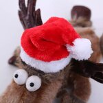 Santa Hat Manufacturer - Pet Winter Warm Plush Cap Xmas Party Decor Hat