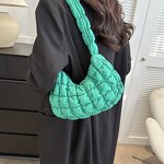 Puffer Bag Manufacturer - Women Large Padding Quilted Tote Underarm Cloud Bag