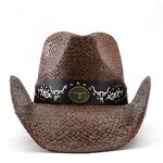 Cowboy Hat Manufacturer - Classic Western Hardshell Hat with Leather Belt