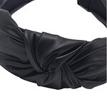Headbands Factory - Women Fashion PU Wide Barrette Knot Turban Hair Band