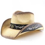 Cowboy Hat Manufacturer - Classic Western Hardshell Hat with Leather Belt
