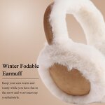 Ear Warmer Factory - Winter Women Foldable Fluffy Ear Cover Warm Outdoor