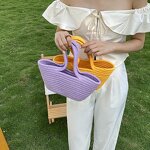 Shoulder Bag Supplier - Bohemian Handmade Crochet Knitting Large Capacity Bag