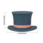 Wine Bottle Stoppers Factory - Creative Hat Shape Silicone Leakproof Sealers