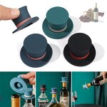 Wine Bottle Stoppers Factory - Creative Hat Shape Silicone Leakproof Sealers