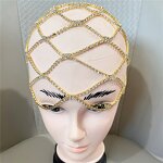 Head Chain Manufacturer - 1920s Rhinestone Flapper Cap Headpieces Hair