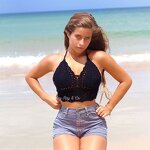 Crochet Top Supplier - Women Cotton Bra Summer Beach Bralette Knit Bra