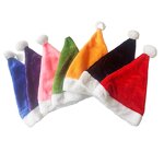 Santa Hat Factory - Xmas Velvet Christmas Colorful Thicken Holiday Party Hat