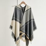 Cape Manufacturer - Designer Open Front Poncho Cape Winter Coat Shawl