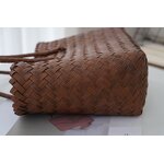 Tote Bag Supplier - Portable Imitation Bamboo Woven Large Capacity Bag