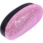 Sunglasses Case Manufacturer - Handmade Shiny Bling Extra Large Rhinestone Case