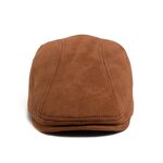Newsboy Hat Factory - New Autumn Winter Vintage Suede Flat Top Beret Hat