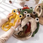 Headband Manufacturer - Autumn Winter Frog Ear Knitted Headband for Girl