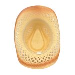 Straw Hat Supplier - Western Straw Cowboy Hat Hollow Out Cowgirl Woven