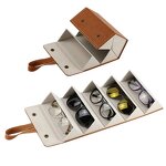 Sunglasses Organizer Manufacturer - 5 Slots Travel Glasses Case Eyewear Holder
