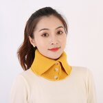 Neckerchief Supplier - Neck Support Keep Warm Half High Collar Fake Collar
