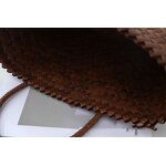 Tote Bag Supplier - Portable Imitation Bamboo Woven Large Capacity Bag