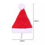 Santa Hat Manufacturer - Pet Winter Warm Plush Cap Xmas Party Decor Hat