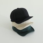 Baseball Cap Supplier - Children Short Brim Solid Color Toddler Hat