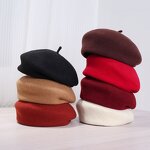 Beret Hat Supplier - Classics French Artist 100% Wool Painter Beanie Cap