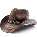 Cowboy Hat Manufacturer - Classic Western Hardshell Hat with Leather Belt