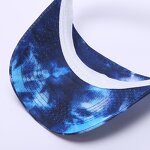 Sun Visor Manufacturer - Tie Dye Sport Cotton Empty Top Cap for Men Women