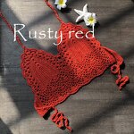 Crochet Top Supplier - Women Cotton Bra Summer Beach Bralette Knit Bra
