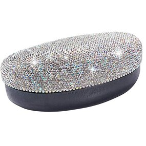 Sunglasses Case Manufacturer - Handmade Shiny Bling Extra Large Rhinestone Case