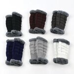 Wrist Guard Manufacturer - Winter Fleece-lined Thick Knitted Fingerless Gloves