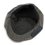 Flat Cap Manufacturer - Classic 8 Panel Fitted Men Newsboy Cabbie Hat