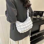Puffer Bag Manufacturer - Women Large Padding Quilted Tote Underarm Cloud Bag