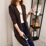 Cardigan Factory - Women Loose Knitted Top Long Cardigan Sweater Coat