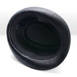 Fedora Hat Supplier - Vintage Bowler Hat Short Brim PU Leather Jazz