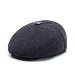 Flat Cap Supplier - Men Ivy Cap Retractable Invisible Earflap Beret Hat