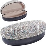 Sunglasses Case Manufacturer - Handmade Shiny Bling Extra Large Rhinestone Case