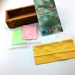 Lens Cloth Supplier - Dry Anti-Fog Shamee Microfiber Cleaning Cloth for Eyeglasses