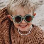 Kids Sunglasses Factory - New Fashion Children Vintage Round Frame Sun Glasses