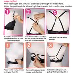 Bra Buckle Supplier - Underwear Invisible Shadow-Shaped Back Clips Strap Holders