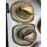 Straw Hat Supplier - Western Straw Cowboy Hat Hollow Out Cowgirl Woven