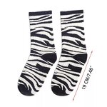 Socks Factory - New Women Cute Animal Stripes Cow Zebra Long Crew Socks
