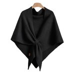 Poncho Supplier - Triangle Cape Jacquard Plaid Blanket European Poncho