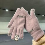 Touch Screen Gloves Supplier - Finger Bears Student Keep Warm Full-coverage Gloves