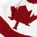Knit Hat Set Factory - Canadian Themed Maple Leaf Scarf Gloves Set