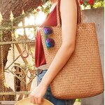 Straw Bag Manufacturer - Women Summer Large Tote Beach Casual Shoulder Bag