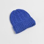 Knitted Hat Factory - Winter Foldable Rabbit Fur Beanies Ski Hats