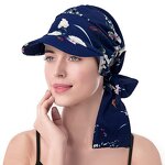 Head Scarf Manufacturer - Chemo Brim Visor Head Scarf Pre Tied Headwraps