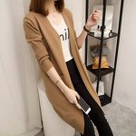 Cardigan Factory - Women Loose Knitted Top Long Cardigan Sweater Coat